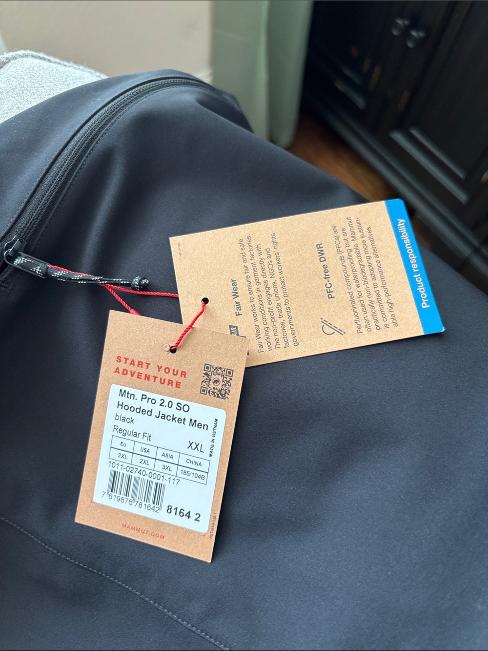Mammut Mtn Pro 2.0 Softshell Hooded Jacket - Picture 10 of 15